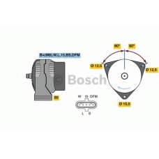 0 124 655 023 BOSCH Генератор