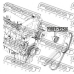 1087-T250 FEBEST Натяжной ролик, поликлиновой  ремень
