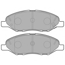 LP3169 DELPHI Комплект тормозных колодок, дисковый тормоз