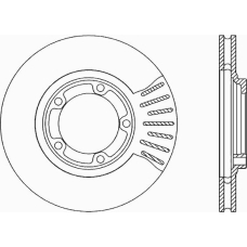 BDR1791.20 OPEN PARTS Тормозной диск