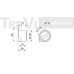 TD1085 TREVI AUTOMOTIVE Натяжной ролик, ремень ГРМ