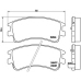 P 49 032 BREMBO Комплект тормозных колодок, дисковый тормоз