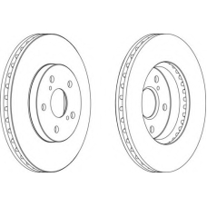 DDF1446-1 FERODO Тормозной диск