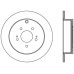 BDR2404.10 OPEN PARTS Тормозной диск