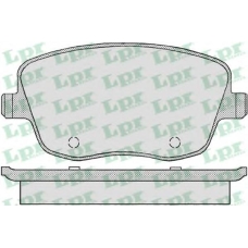 05P817 LPR Комплект тормозных колодок, дисковый тормоз