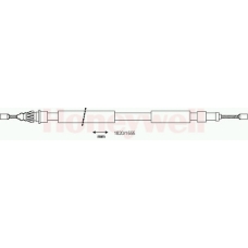 433137B BENDIX Трос, стояночная тормозная система