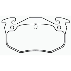 P 61 032 BREMBO Комплект тормозных колодок, дисковый тормоз