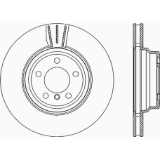 BDR2198.20 OPEN PARTS Тормозной диск