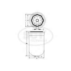ST 720 SCT Топливный фильтр