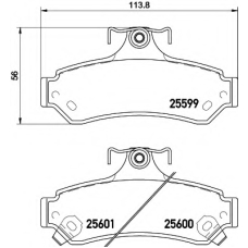 8DB 355 020-531 HELLA Комплект тормозных колодок, дисковый тормоз