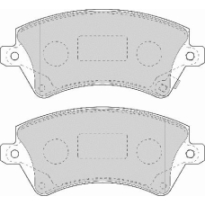 FD6964A NECTO Комплект тормозных колодок, дисковый тормоз