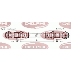 LH1761 DELPHI Тормозной шланг