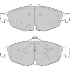 FD7030A NECTO Комплект тормозных колодок, дисковый тормоз